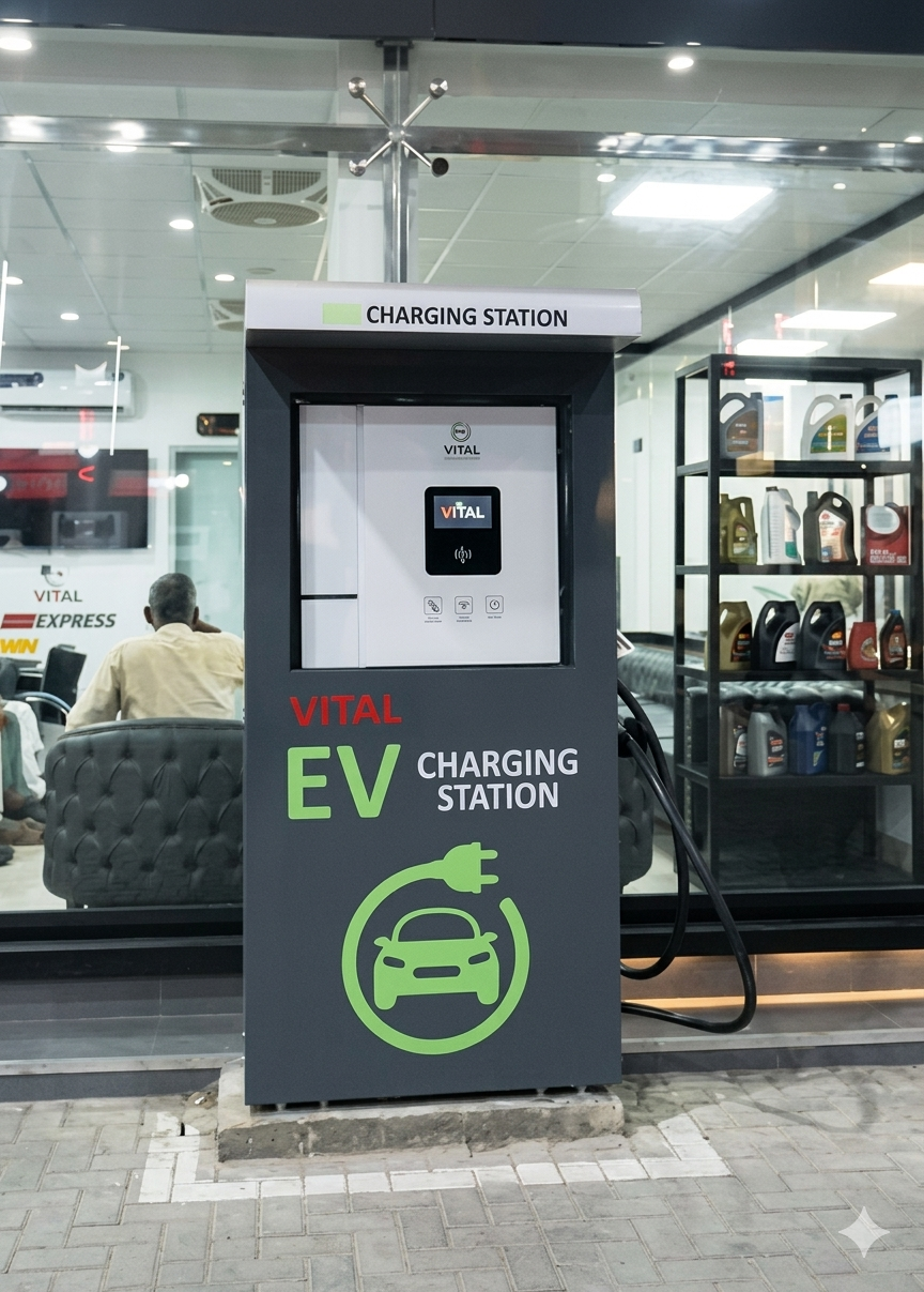 EV charging at selected Vital Petroleum stations
